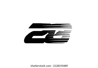black and white simple 28 number logo icon design. Creative template for business and company
