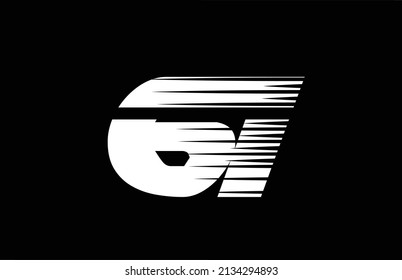 black and white simple 61 number logo icon design. Creative template for business and company