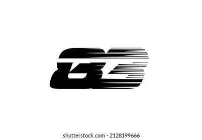 black and white simple 83 number logo icon design. Creative template for business and company