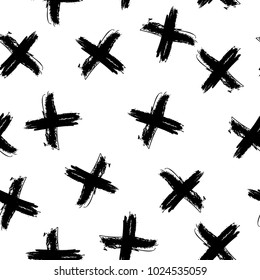 Black and white simple abstract seamless pattern inspired. Stripes  trendy stylish texture. Repeating tile, vector artwork for print and textiles, home decor, fashion fabrics.