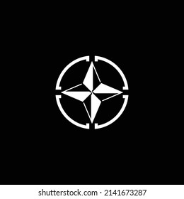 Schwarz-Weiß-Layoutbild-Logo