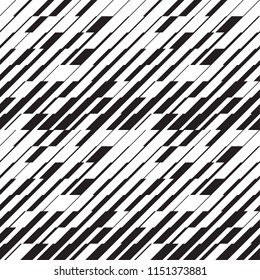 Schwarzweiß-einfache dynamische Linien, nahtlos Muster für Hintergrund, Umhüllungspapier, Gewebe, Oberflächendesign