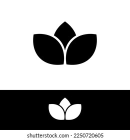 black and white simple and elegant logo template, suitable for restaurant or company and the like vector EPS.
