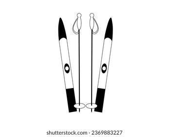 Schwarzweißläufer-Schneeschuhe