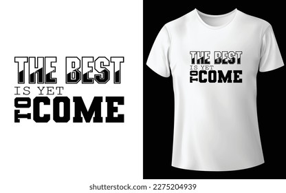 Black and white simple modern  typography modern t shirt design