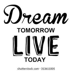 black and white slogan graphic for t-shirt