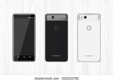 black and white smartphone