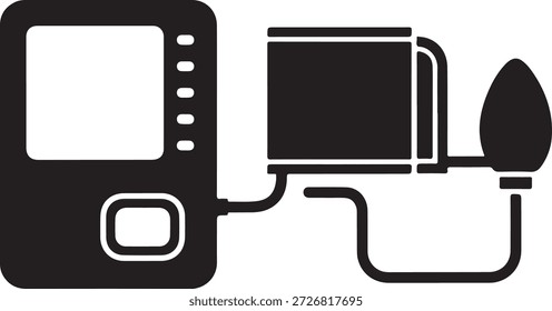 Blanco y negro de un smartphone conectado a una tecnología de dispositivo de cámara