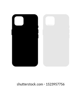 black and white smartphone cover