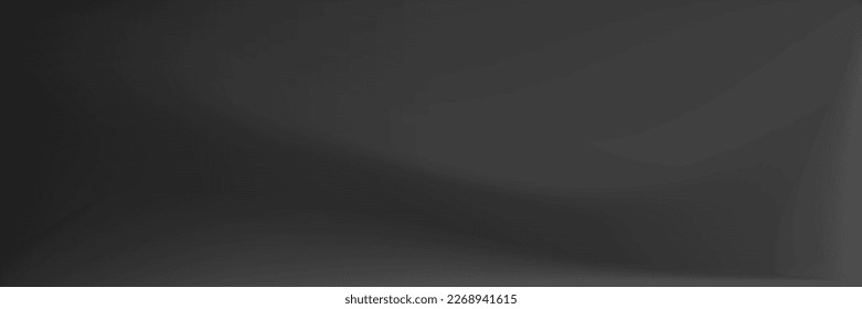 Black and white Smooth Surface Illustration. Metallic Water Modern Design Backdrop. Grey Wavy Gradient Mesh. Vibrant Gray Wavy Gradient Mesh. Alluminium  Monochromatic Blurred Background.