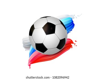Balón de fútbol blanco y negro con elementos de diseño creativo.