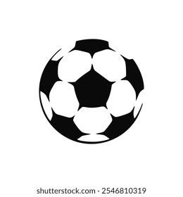 Black and white Soccer Ball Vector