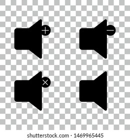 Black and white speaker set