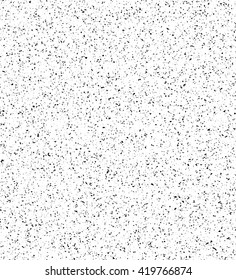 Black and white speckled vector background. Mottled black and white vector texture