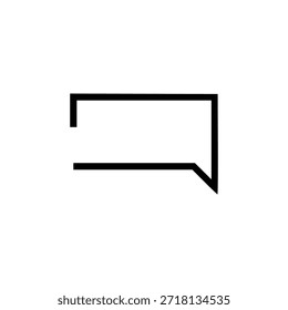 Diseño de burbujas de discurso en blanco y negro