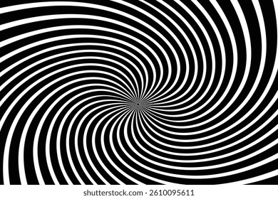 black and white spiral background