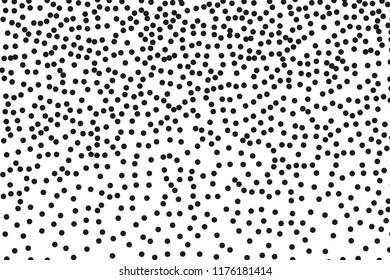 Black and white Splatter background. Black glitter blow explosion and splats on white. Grunge texture. Abstract grainy isolated grungy effect. Grain overlay. Dusty dirty black surface. 