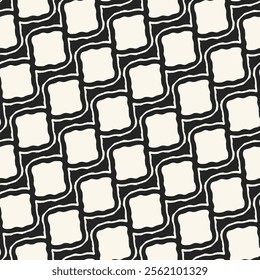 Black And White Square Dot Pattern