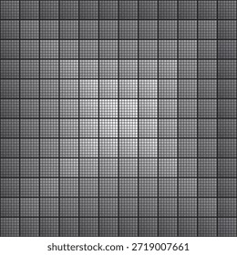 Mosaico cuadrado blanco y negro sin patrón de Ilustración vectorial