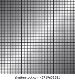 Mosaico cuadrado blanco y negro sin patrón de Ilustración vectorial