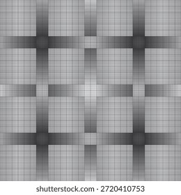 preto e branco quadrado mosaico sem costura padrão vetor ilustração