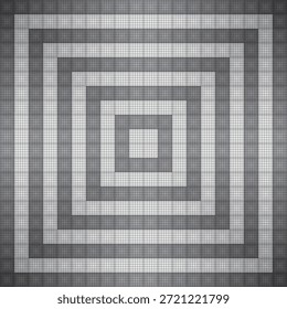 preto e branco quadrado mosaico sem costura padrão vetor ilustração