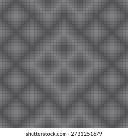 black and white square mosaic seamless pattern vector illustration