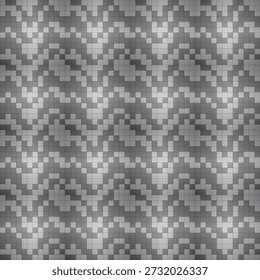 Mosaico cuadrado blanco y negro sin patrón de Ilustración vectorial