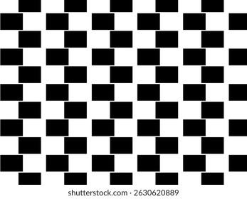 Black and white square pattern background. Geometric vector texture background and Grunge abstract overlay shapes.	
