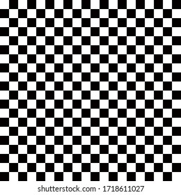 Black and White Square pattern chess