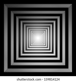 black and white squares