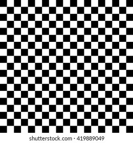 The black and white squares in a checkerboard pattern vector