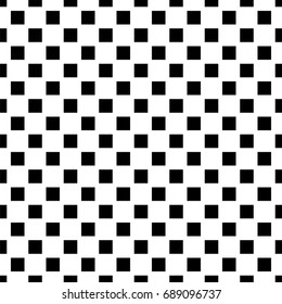 The black and white squares in a checkerboard pattern.