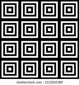 Black and white squares, checkered seamless repeat pattern. Texture to use for backdrops, mark making, cards, wrapping paper, scrapbooking, montage, overlay or brushes.