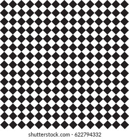 Black and white squares pattern texture seamless background. Vector illustrator