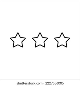 black and white star rank icon