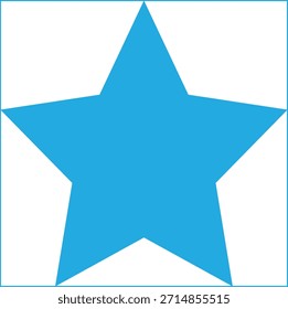 Black and White Star Square