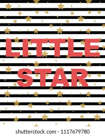 black and white star text art vector 