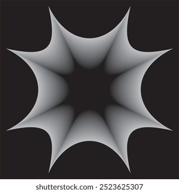 black and white stars black background