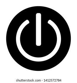 Black and white start, off button