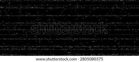 Black and white static noise texture background. Bad television or cctv video signal screen concept. Random glitch vhs pixel wallpaper. Image distressed interference backdrop effect. Vector overlay