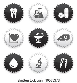 Black, white sticker 12