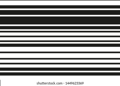 Black and white straight parallel lines. Vector illustration