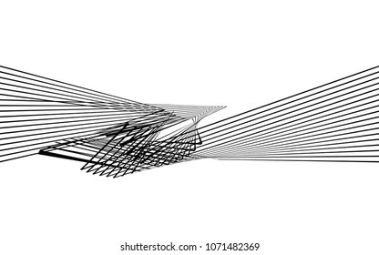 black and white stripe line abstract graphic optical art