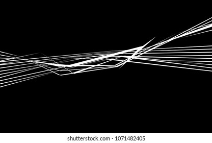 black and white stripe line abstract graphic optical art