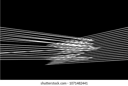 black and white stripe line abstract graphic optical art