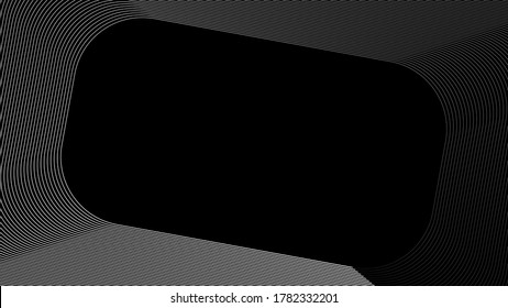 Black and white stripe line, Frame wallpaper, Optical art, Abstract vector backgrounds.