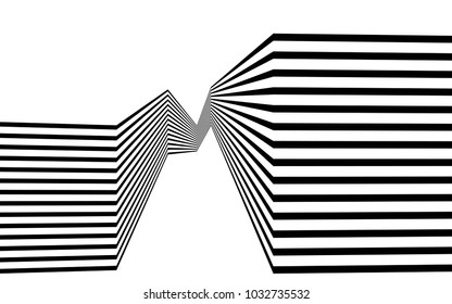 black and white stripe line pattern abstract graphic