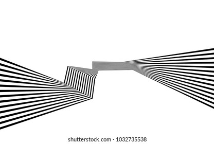 black and white stripe line pattern abstract graphic