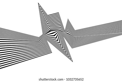black and white stripe line pattern abstract graphic
